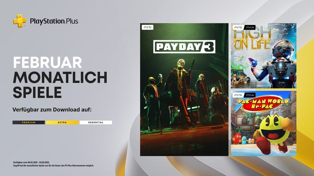Monatliche PlayStation Plus-Spiele f�r Februar 2025